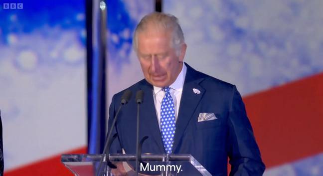Prince Charles praised the Queen as 'Mummy' at the Platinum jubilee celebrations. Credit: BBC