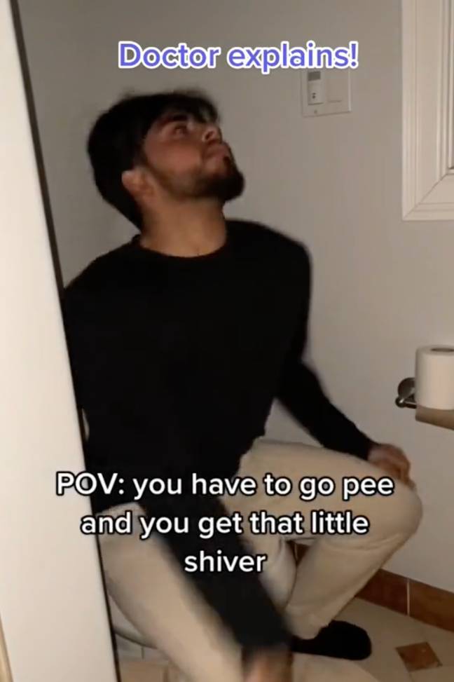 Doctor explains why you shiver whilst peeing