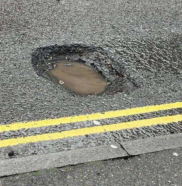 Paul was fed up with the pothole. Credit: BPM Media