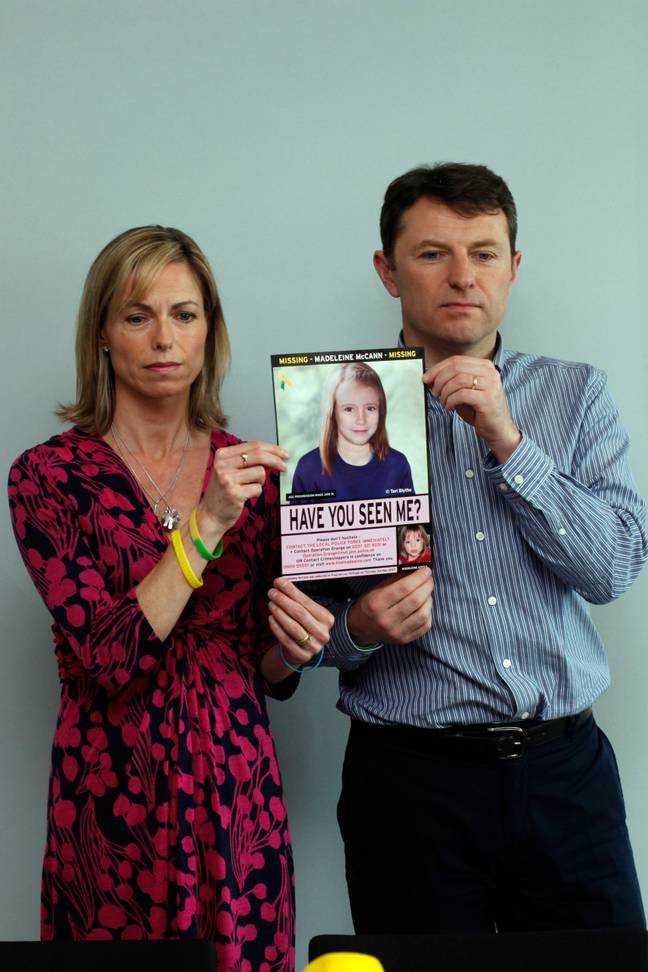 Kate and Gerry have never given up hope of finding Maddie. Credit: TC / Alamy Stock Photo
