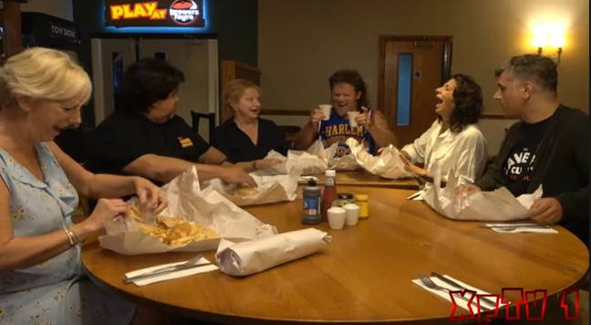 Chippy Tea Dallas American's trying chippy tea for first time baffled at how to eat it