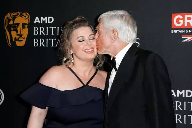 Dick Van Dyke, pictured here with his wife Arlene, was fortunately not seriously injured in the crash. Credit: REUTERS / Alamy Stock Photo