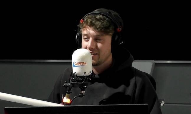 This is the face of a man who's just lost. Credit: YouTube/Capital FM
