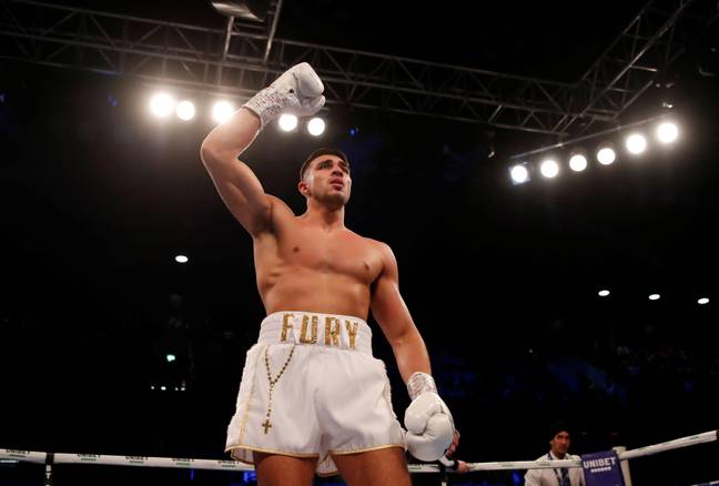 Tommy Fury has beat Jake Paul in Saudi Arabia this evening. Credit: REUTERS / Alamy Stock Photo 