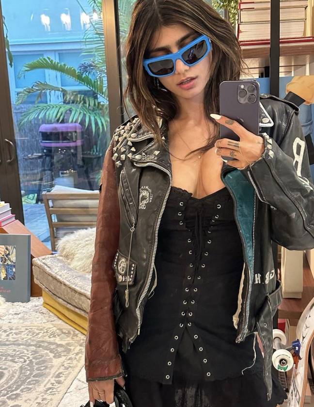 She was just 20 when she got into porn. Credit: Instagram/@miakhalifa