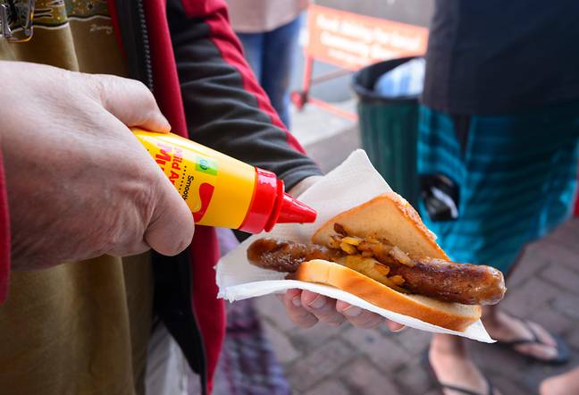 The iconic Bunnings snag. Credit: GV Images / Alamy Stock Photo