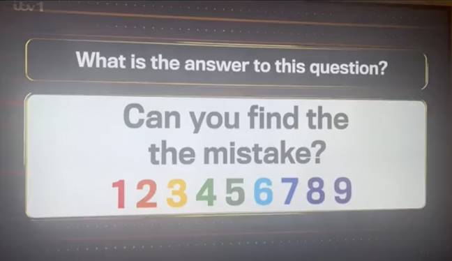 1 Percent Riddle Woman holds head in hands after realising mistake in 1-9 The 1% Club ...