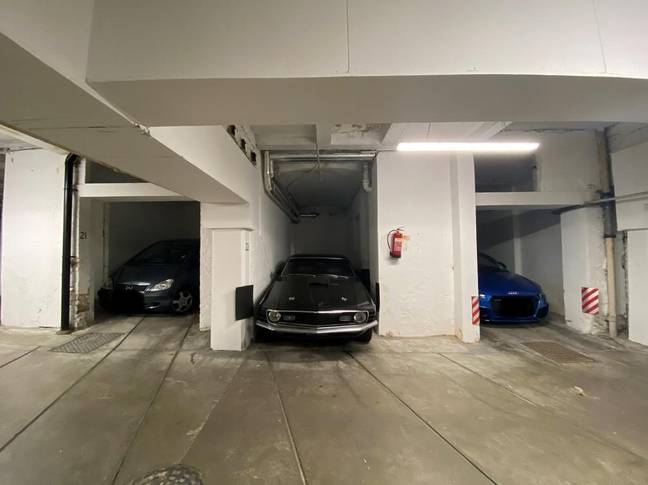The parking space is going for a whopping £85,000. Credit: Rightmove