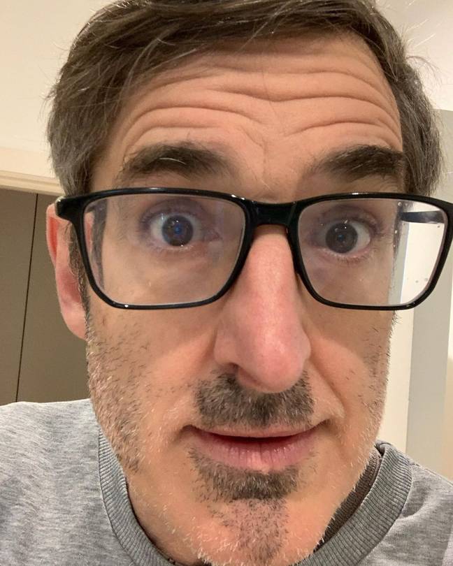 Theroux said he thinks he has alopecia. Credit: @officiallouistheroux/Instagram