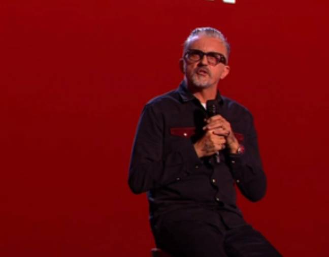 Markus Birdman made some dark jokes during his routine. Credit: ITV