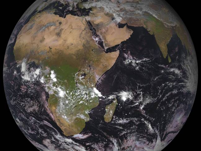 Zdjęcie satelitarne odpowiedniego obszaru.  Źródło: ESA