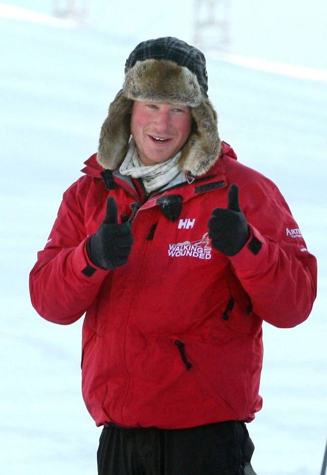 Prince Harry revealed he was suffering from frostbite on the penis following a trip to the North Pole in 2011. Credit: REUTERS / Alamy Stock Photo