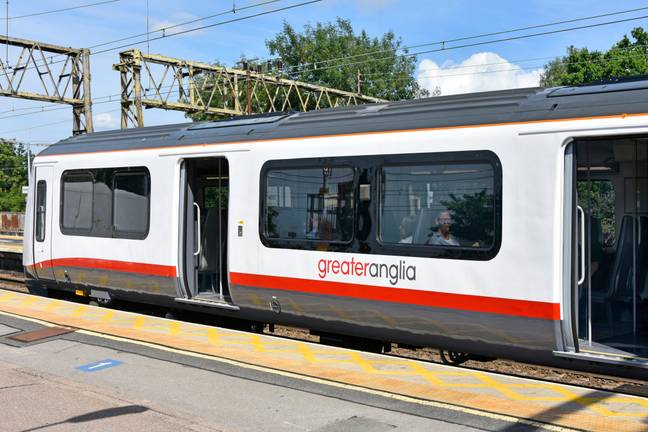 A Greater Anglia train. Credit: Justin Kase z12z/Alamy Stock Photo