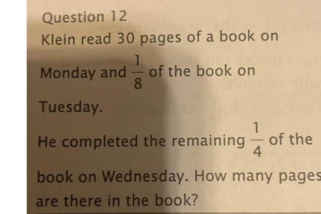 A child's exam question has left grown-ups completely dumbfounded. Credit: Reddit