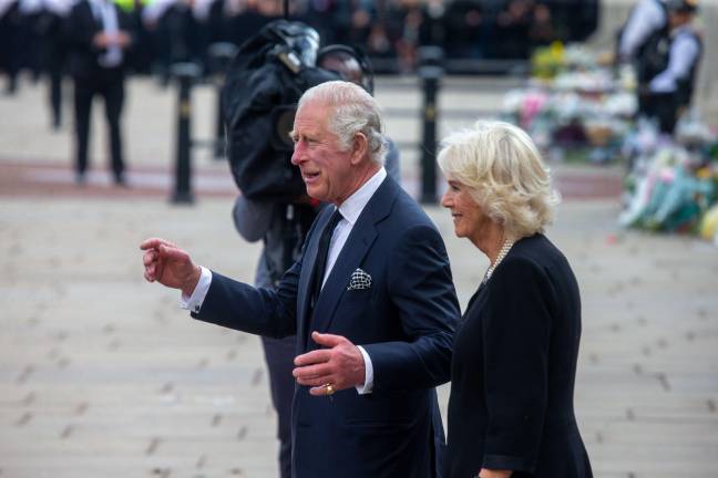 King Charles III and Queen Consort Camilla were in Wales. Credit: ZUMA Press, Inc./Alamy Stock Photo