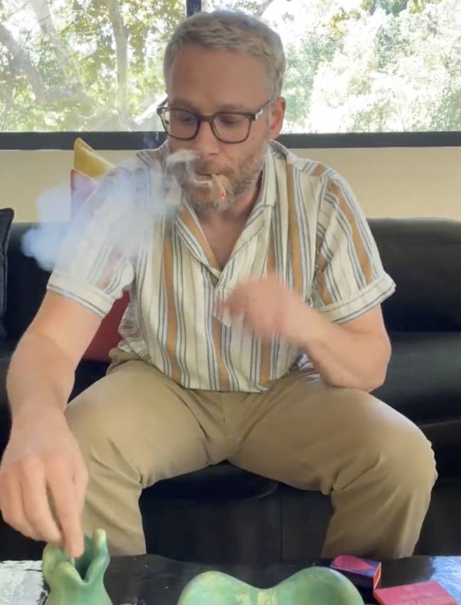 Set Rogan Weed Two people paid $40,000 each to smoke weed with Seth Rogen and learn ...