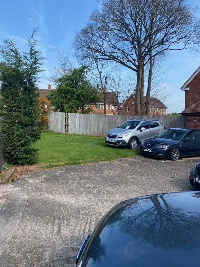 It turns out Debbie's landlord had previously registered the land with a parking app. Credit: BPM