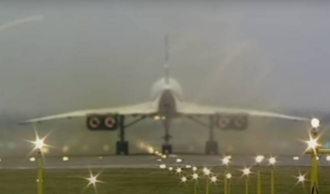 The moment the engines roar into life.  Credit: YouTube / Gordon Roxburgh