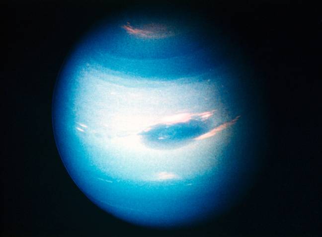 Neptune from NASA's Voyager 2.  Credit: Art Directors &amp; TRIP / Alamy