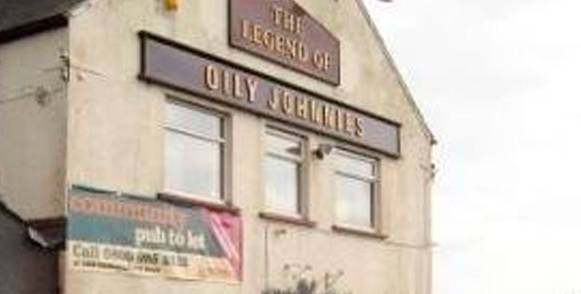 The pub has since changed their name to Oily's, but they don't hide what they used to be called. Credit: Oily's Pub