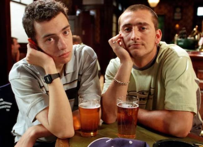 Ralph Little (left) and Will Mellor as Jonny and Gaz. Credit: BBC