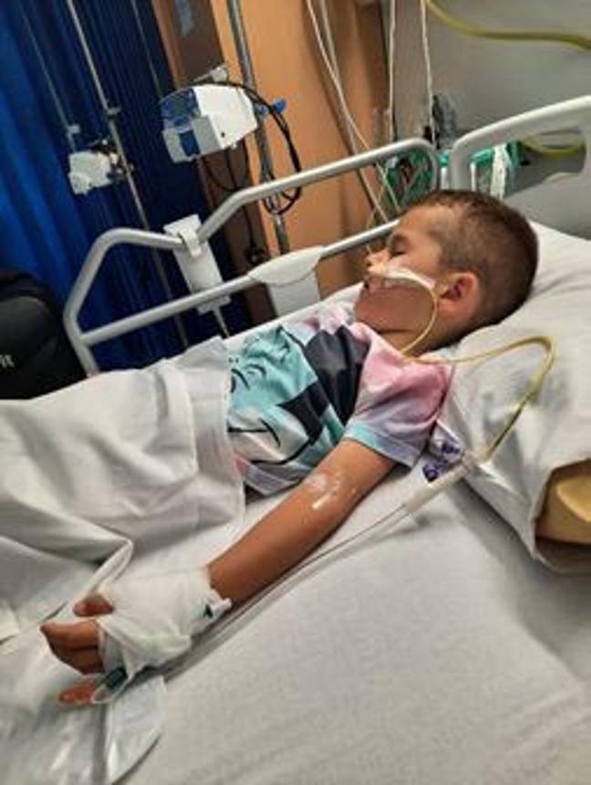 The five-year-old had to undergo emergency surgery. Credit: MEN Media/Reach