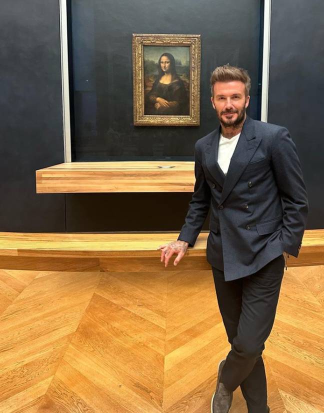 David Beckham has been branded as 'desperate' for his coronation tribute. Credit: Instagram/@davidbeckham