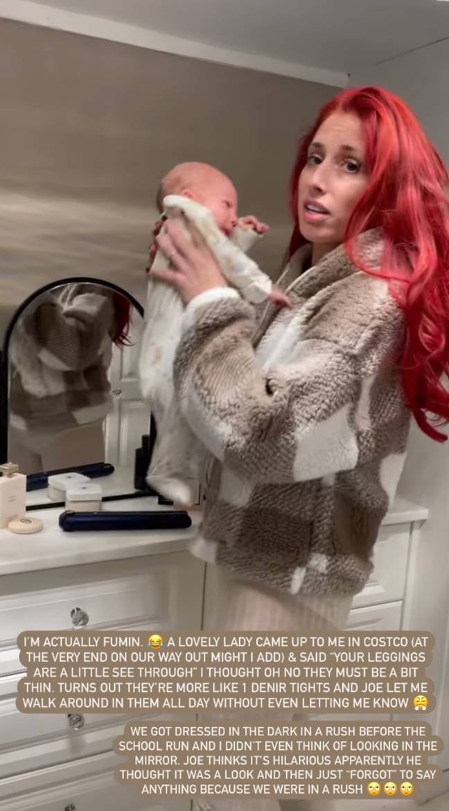 Stacey was fuming at the leggings (Credit: Stacey Solomon/Instagram)