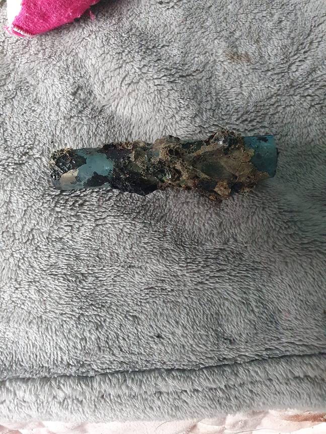 The vape pen that caused the fire. Credit: Tracey Collins.