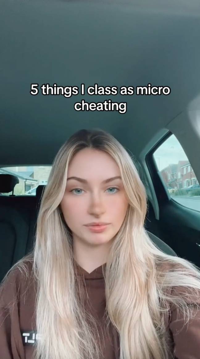 'Micro-cheating' is currently having its moment on TikTok. Credit: TikTok/@broganperry