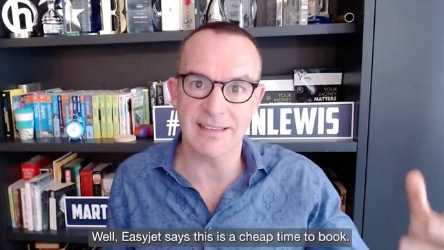 Martin Lewis has updated fans on what he thinks about the easyJet sale. Credit: X/@MartinSLewis