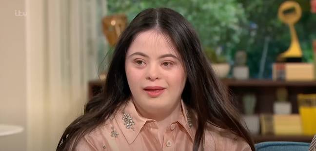 Model Ellie Goldstein owns her own home and has written a book at 21. Credit: ITV/This Morning