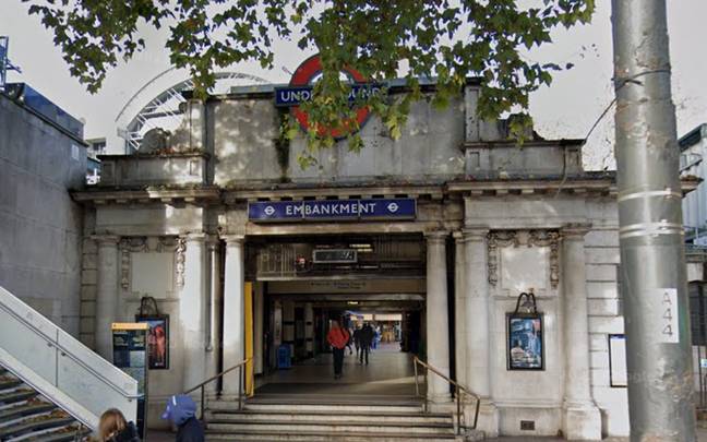 McCollum visited the tube station every day after her husband's passing in 2007. Credit: Google Maps