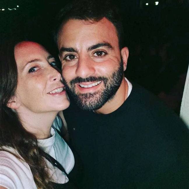 The pair met in Abu Dhabi in 2019. Credit: SWNS