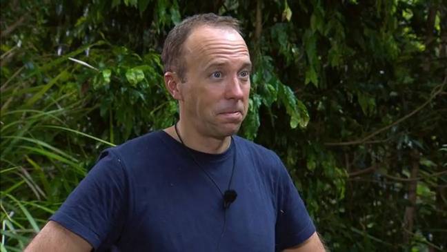 Matt Hancock's appearance on I'm a Celeb came with a lot of controversy. Credit: ITV