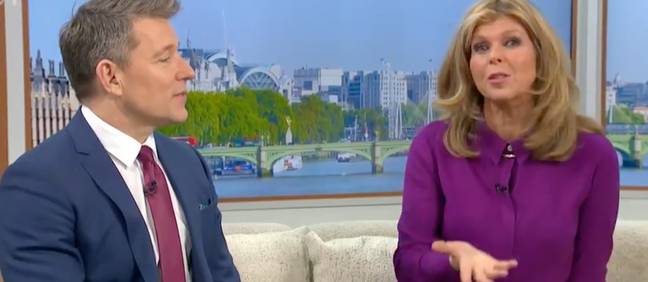 Kate Garraway revealed she got 'flack' for laughing following her return to GMB. Credit: ITV