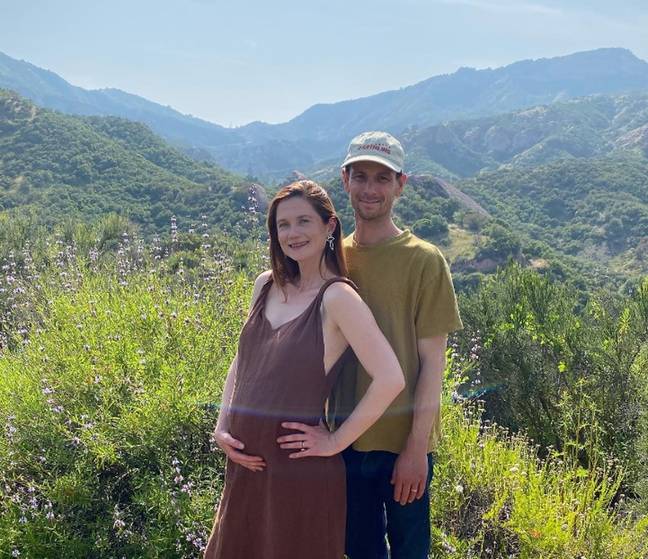 Bonnie Wright and husband Andrew Lococo can expect their family to get bigger. Credit: Instagram/@thisisbwright