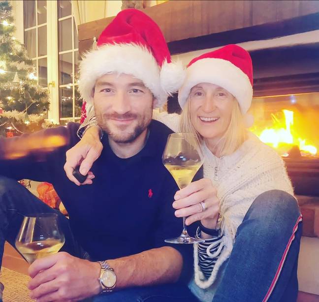 Carol and Mark during their Christmas trip to France last year. Credit: @the_mcgiff/Instagram