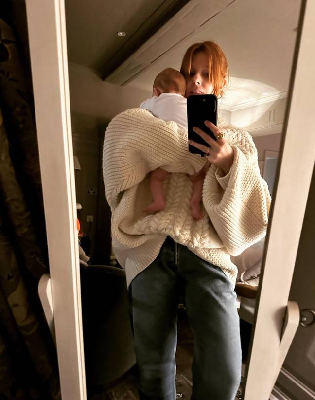 Stacey Dooley welcomed her first child, Minnie, in January. Credit: Instagram/@sjdooley