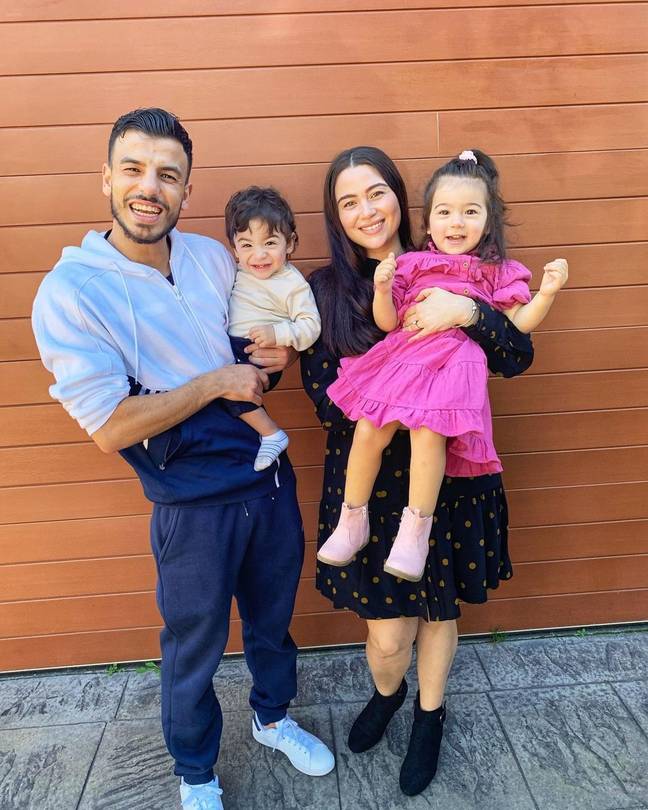 Jibreel and his family. Credit: Instagram/@nicole__dib