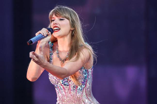Taylor Swift performing in her hit Eras Tour. Credit: Tribune Content Agency LLC / Alamy Stock Photo