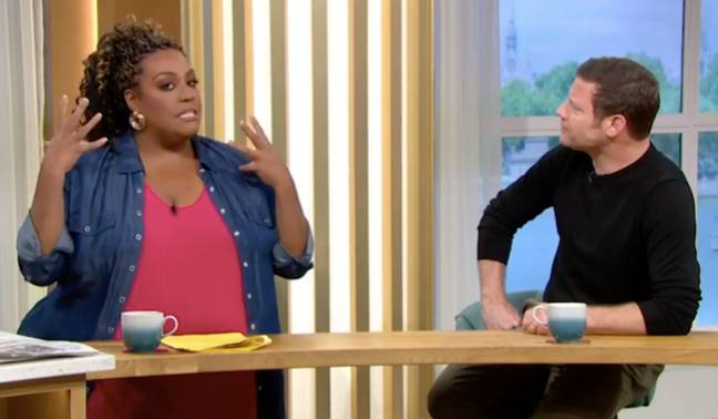 Alison told Dermot her hair was synthetic (Credit: ITV)