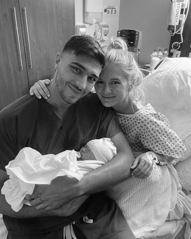 The couple are overjoyed with their baby girl. Credit: Instagram/@mollymae/@tommyfury