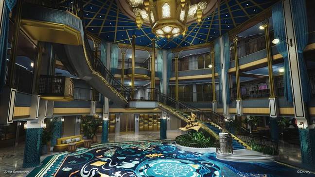 You can set sail on this magical cruise liner next year. Credit: Disney Cruise Lines