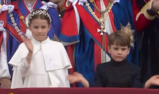 Viewers loved Prince Louis' balcony appearance at his grandfather's coronation. Credit: BBC