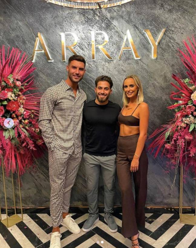 Liam and Millie were invited to Array Essex by Kem Cetinay. (Credit: Liam Reardon/Instagram)