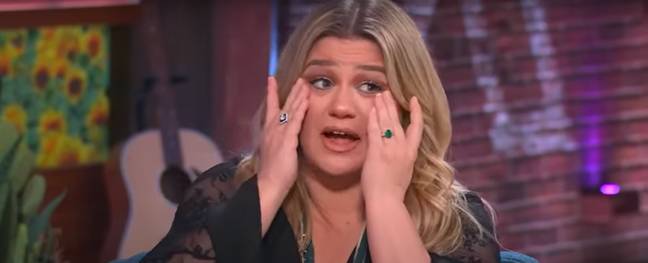 Kelly Clarkson was left in tears after Henry Winkler had some words of encouragement for her daughter. Credit: YouTube/The Kelly Clarkson Show