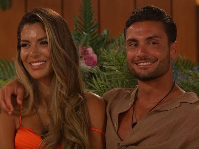 Ekin-Su and Davide discussed their time in the villa. Credit: ITV