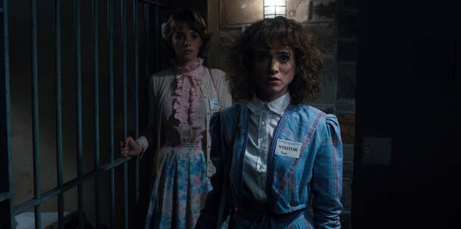 Maya Hawke and Natalia Dyer in Stranger Things. Credit: Alamy / TCD/Prod.DB 