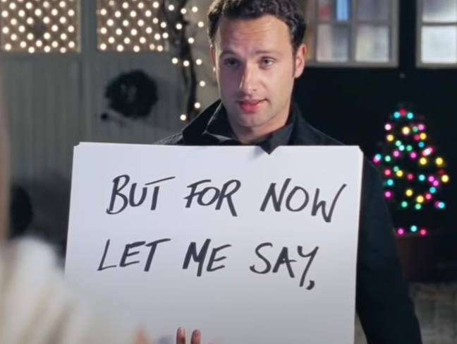 Love Actually has some interesting storylines. Credit: Universal